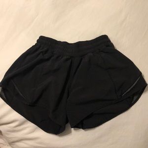 Black lulu lemon shorts